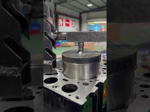 WP12 diesel engine cylinder liner installation 6 Установка гильзы цилиндра дизельного двигателя WP12