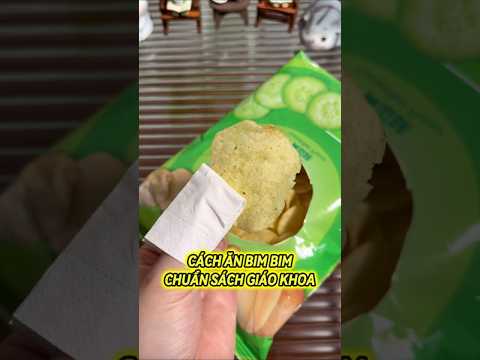 CÁCH ĂN BIM BIM CHUẨN SÁCH GIÁO KHOA #food