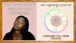 Capricorn Full Moon Breakdown | The Sageology Podcast