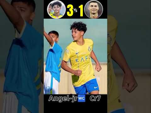 Ronaldo (cr7) vs Angel dos  ( Ronaldo's-  son)  Highlight football goal