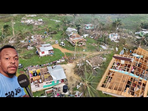 99% of house were destroyed in this community in Westmoreland. Hurricane Melissa aftermath