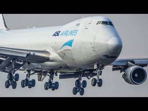 60 MINUTES PURE AVIATION - Airplane Highlights of Feburary - Boeing 747, B777, F16, A400 ... (4K)