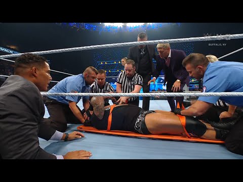 Kevin Owenst make his personality with the Viper Randy Orton WWE Smackdown Randy go to the hospital