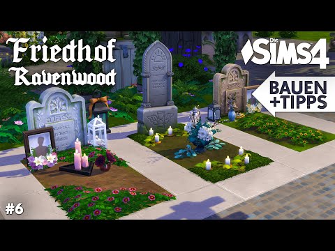 Friedhof bauen ⚰️🪦 mit allen Die Sims 4 Packs #6: Grab Deko