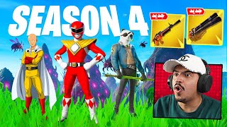 فورتنايت باتل باس واسلحة السيزون 4 🔥الحشرة العملاقة
