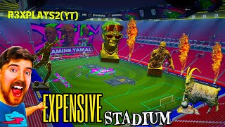 I BUILT A eFOOTBALL MOST EXPENSIVE STADIUM 😱🥶