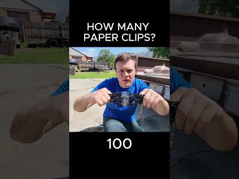 Truck VS Paper Clips!