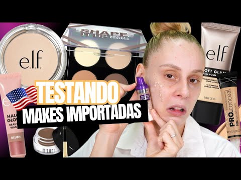 TESTANDO MAQUIAGEM IMPORTADAS BARATINHAS: ELF, WET N WILD, L.A COLORS, COVERGIRL...