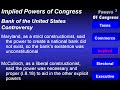 Supreme Court Powers and Implied Powers