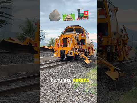 apa yang terjadi rel kereta ada batu nya⁉️#dubbing #faktamenarik #funnyvideo