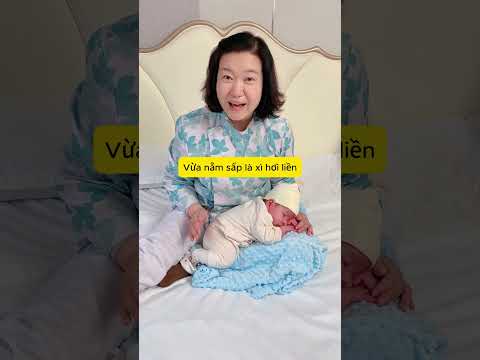 👶Bé cứ quấy mãi không ngủ? Hóa ra chỉ cần đổi tư thế là hết đầy hơi ngay!#MẹoChămBé #MẹBỉmThôngThái