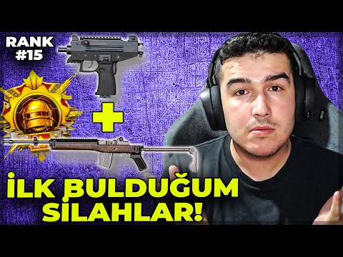 FATİH LİGİNDE İLK BULDUĞUM SİLAHLARLA OYNADIM! ONE MAN SQUAD RANK 15. BÖLÜM PUBG MOBILE