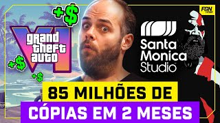 GTA 6 com RECORDE de BILHÕES! NOVO JOGO do Estúdio de GOD OF WAR? FGN Direct #024  #flowgames