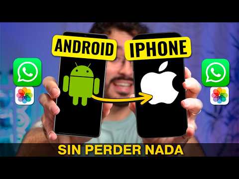 Cómo PASAR de Android a iPhone SIN PERDER NADA ✅ (WhatsApp, Contactos y fotos…)