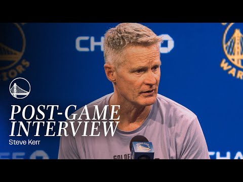 Steve Kerr Recaps Warriors Win Against Atlanta Hawks