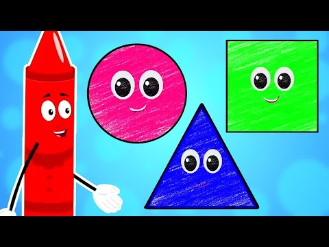 The Shapes Song, Learning Video for Kids And Nursery Rhyme