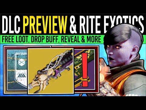 Destiny 2: NEW CONTENT REVEAL & VENDOR EXOTICS! Loot WARNING, Big Changes, Buffed Drops (24th June)