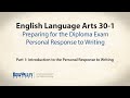 Personal Response Writing Concepts