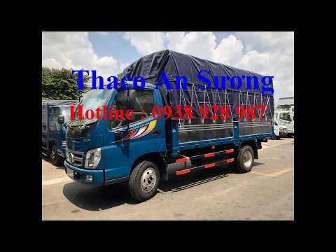 Bán Thaco Ollin 500B, xe tải Thaco 5 tấn, máy lạnh theo xe, hỗ trợ mua xe tải trả góp 75%