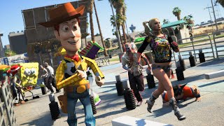 Superhero Stars Running For Their Lives, Extreme Superheroes Challenge (GTA 5 Zombies vs Heroes)
