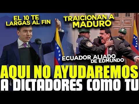 ECUADOR AYUDA A EDMUNDO GONZÁLES !! MADURO QUISO CHANTAJEARLO PERO ECUADOR LO MANDO A VOLAR