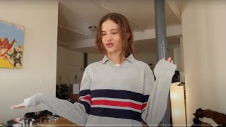 huge nyc closet clean out + declutter (forcing myself to let go)