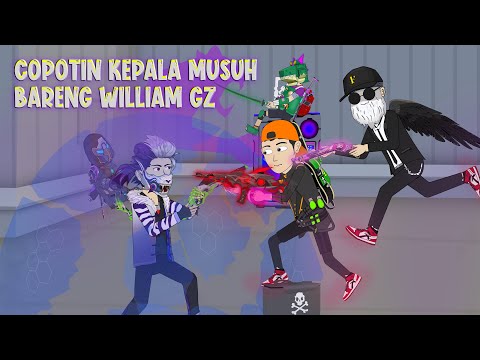 BOCIL MABAR SAMA @WilliamGZ  AUTO COPOTIN KEPALA MUSUH SATU SERVER - ANIMATION FF - YU ANIMATION