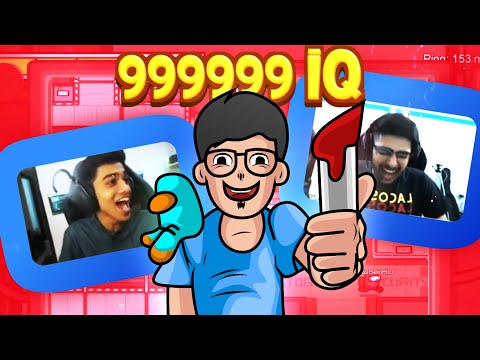 USING 999999 iQ IN AMONG US | BEST IMPOSTER  | MortaLArmy