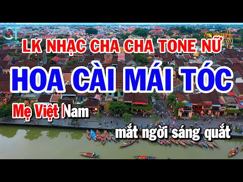 Liên Khúc Nhạc Sống Cha Cha Cha Tone Nữ – Hoa Cài Mái Tóc – Ngày Em Ra Đi