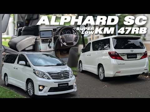 TOYOTA ALPHARD SC SUPER LOW KM 47RB AJA JON