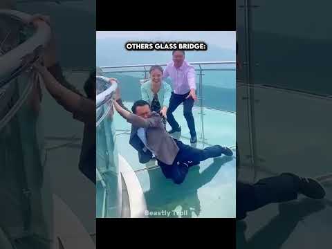 Craziest Glass Bridge Moments💀