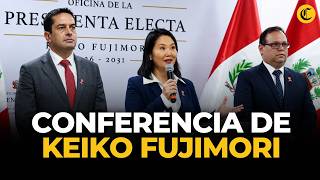 Keiko Fujimori: primeras palabras tras proclamación como presidenta del Perú | El Comercio