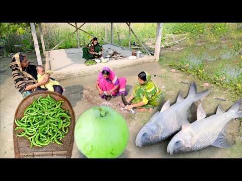 অফিস,স্কুল, কলেজে যাওয়ার জন্য চটজলদি মাছের ঝোল রান্না সাথে কোলাই শিমের ডাল রেসিপি || fish curry