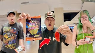 STRANGERS TRY GHOST PEPPER GUMMY😭🌶️