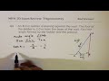 Trigonometry and Geometry Concepts