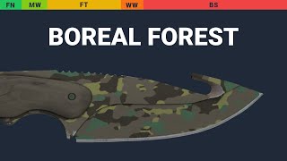 Gut Knife Boreal Forest Wear Preview