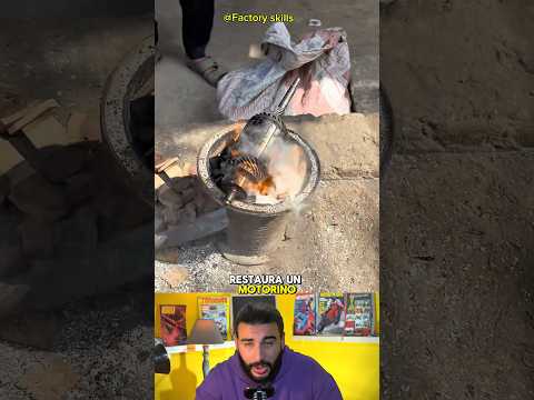 Questo Motorino era distrutto, ora sembra NUOVO🤯 #shortvideo #howmake #pakistan #shorts