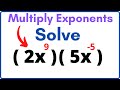Multiplying and Dividing Exponents