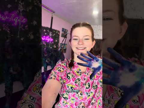 Galaxy Dog Dye ๐โจ๐ฉต #doggroomer #dogshorts #petshorts #art #dogs