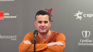 Texas Head Coach Sean Miller Press Conference After Beating Alabama