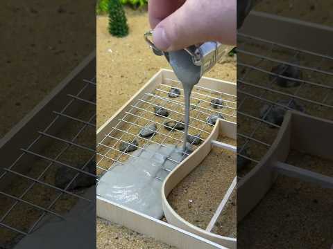 Incredible T-Tiny house made with mini bricks #miniature #diy