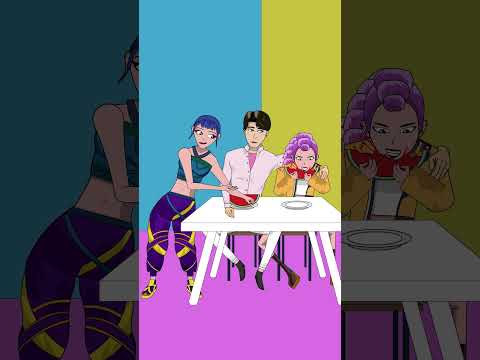 Speed Watermelon Eating Contest 🍉| Kpop Demon Hunters