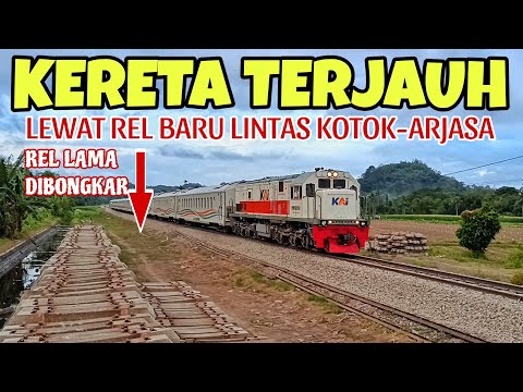 RUTE BARU JALUR BARU‼️ Kereta Terjauh Blambangan Ekspres Lewat Rel Baru