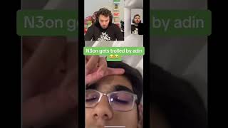 Adin Ross shows n3on his balls #adinross #n3on #funny #stream #gaming #flash #live #duke #kaicenat