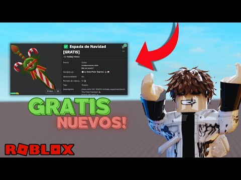 ✅DESBLOQUEA ESTOS +3 ITEMS NUEVOS DE ROBLOX NAVIDEÑOS *GRATIS* 🎄🎅