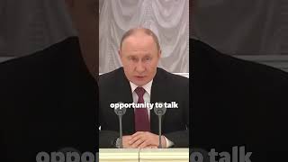 Putin opens up on 'very frank' conversation with Trump #news #shorts