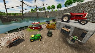 Trapped On Abandoned Island | Farming Simulator 25 | Back in my Day 5
