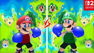 Super Mario Party - Challenge Road Comparerision Mario vs Luigi (4K Switch 2)