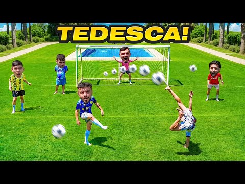 ⚽ TEDESCA FOOTBALL CHALLENGE IN VILLA! 💦