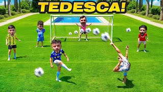 ⚽ TEDESCA FOOTBALL CHALLENGE IN VILLA! ❤️